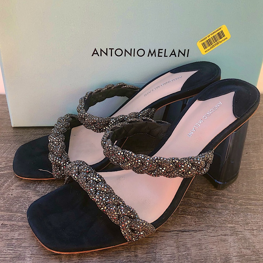 Antonio Melanie {Brea} Rhinestone Dress Mule